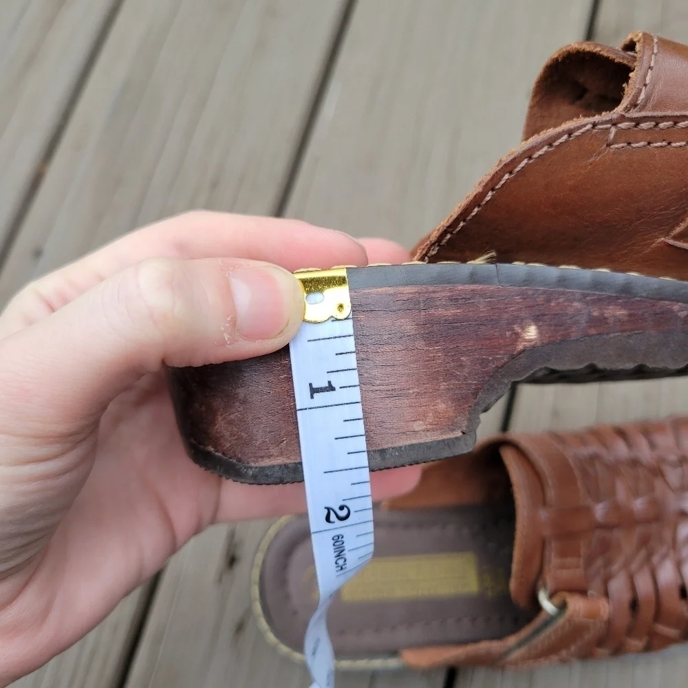 Vintage 90s‎ y2k Predictions Strappy Caged Huarache Buckle Jesus Mules Sandals_8